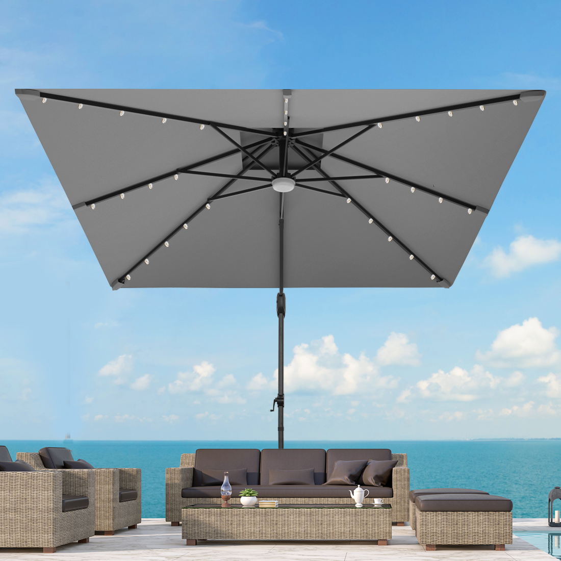 Parasol déporté difficile à ouvrir, LED éteintes ou toile tachée : que faire avant de le remplacer ?