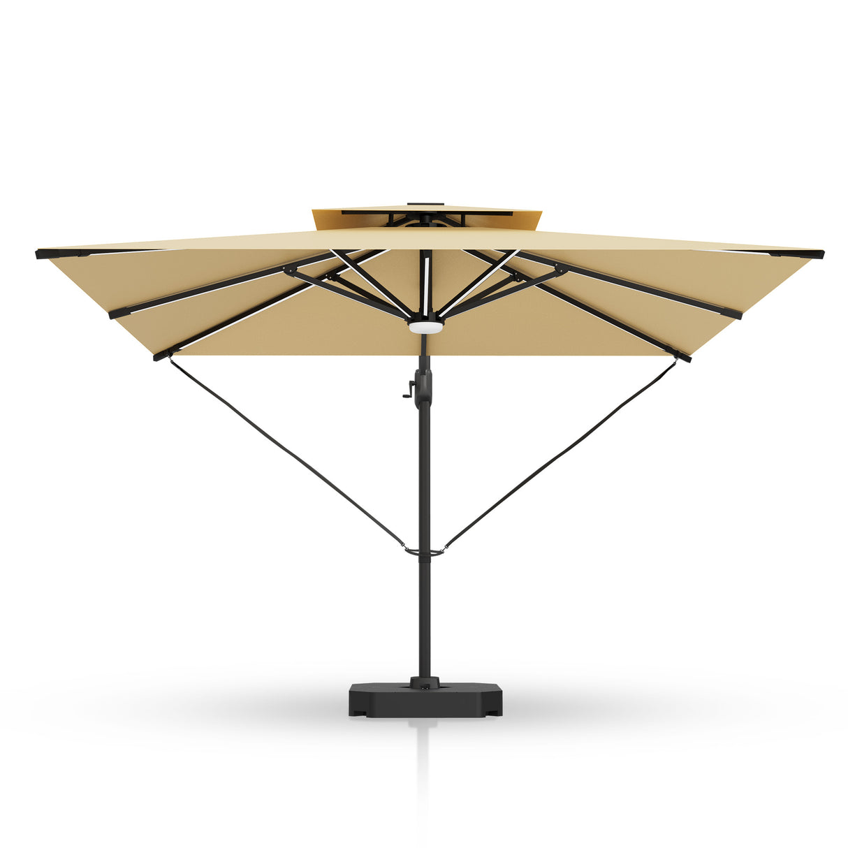 Sangles de Stabilisation Patioslife pour Parasol Déporté – Sécurisées, Fiables et Durables