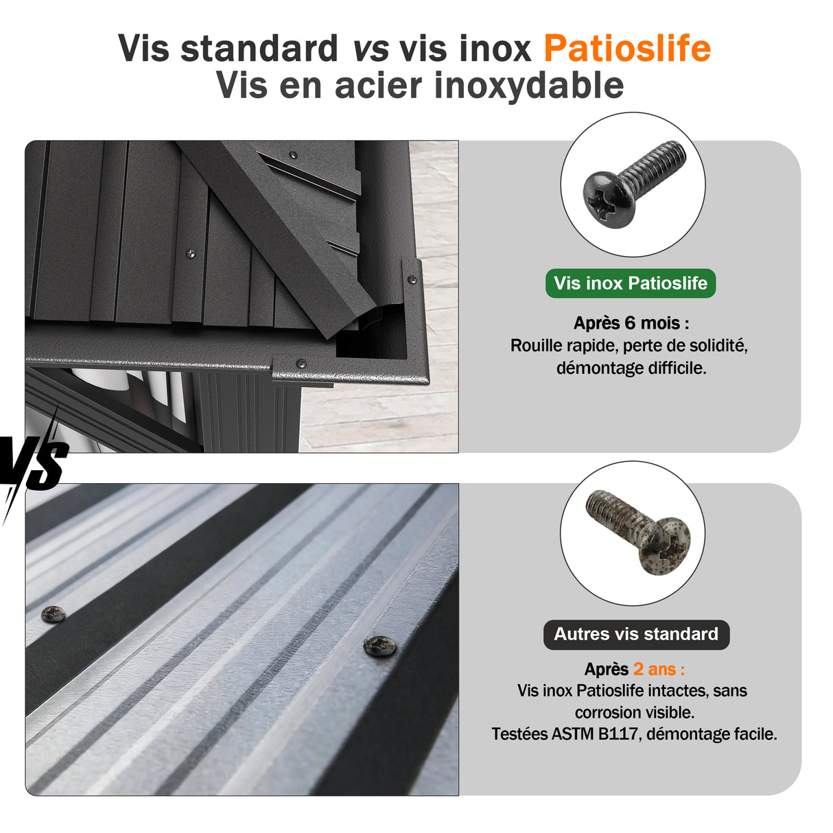 Patioslife Haven | Gazebo à toit rigide avec gouttières de drainage, structure en aluminium, toit doublement aéré et rideaux, pergola pour terrasse ou jardin.