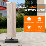 Patioslife Aegis – Housse pour Parasol Déporté de 2,7–4 m – Oxford 600D, Imperméable & Anti-UV