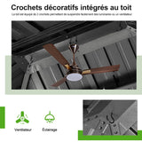 Patioslife Haven | Tonnelle à Toit Rigide, Pergola & Pavillon – Poteaux Robustes 12x12 cm, Système de Drainage Intégré & Double Ventilation, Extérieur & Jardin