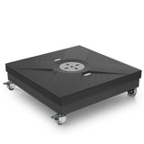 Pied de Parasol Déporté Patioslife Aegis - Socle Modulaire 400kg à Roues - Base de Remplissage Haute Capacité - Mobilité & Stabilité pour Terrasse