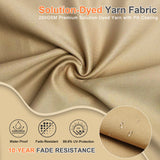 Parasol déporté Patioslife Aegis Pro avec éclairage LED et housse de protection, baleines et mât en aluminium à revêtement thermolaqué — Idéal pour jardins et terrasses