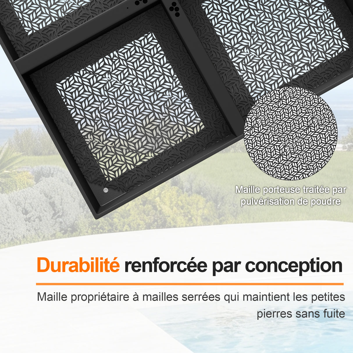 Pied de Parasol Déporté Patioslife Aegis - Socle Modulaire 400kg à Roues - Base de Remplissage Haute Capacité - Mobilité & Stabilité pour Terrasse