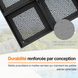 Pied de Parasol Déporté Patioslife Aegis - Socle Modulaire 400kg à Roues - Base de Remplissage Haute Capacité - Mobilité & Stabilité pour Terrasse