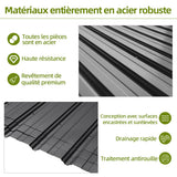 Patioslife Haven – Pergola Adossée Murale en Aluminium avec Toit Rigide, Résistante et Durable pour Jardin et Terrasse